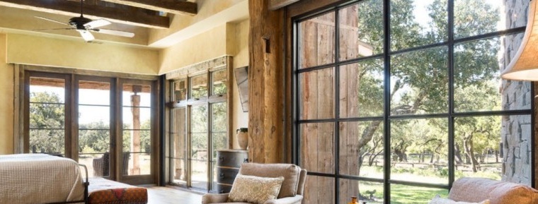 Large windows for a country house