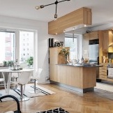 Estilo ng Scandinavia sa isang modernong swedish apartment