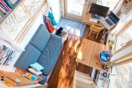 The interior of the American mobile trailer house