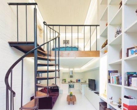 Escalera: un elemento constructivo y estilístico del interior.