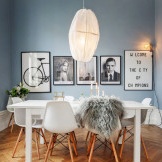 Laconic og komfortabelt interiør i skandinavisk stil