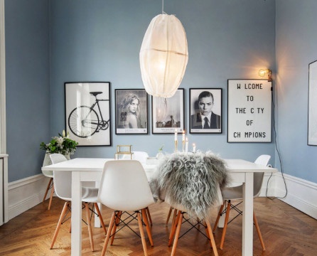 Laconic and comfortable Scandinavian-style interior