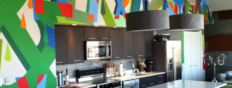 Bright design for a modern kitchen