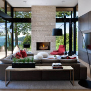 Moderní design obývacího pokoje