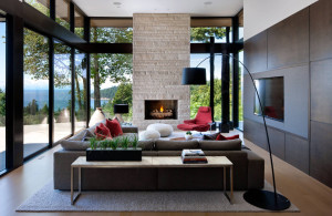 Vardagsrum med modern design