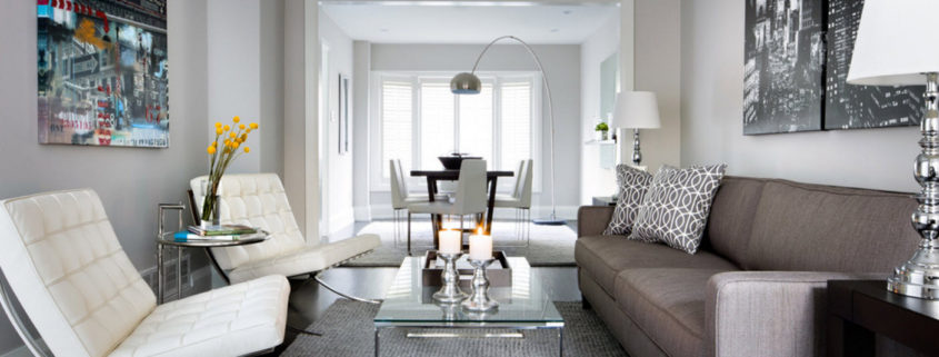 Modern style living room interior