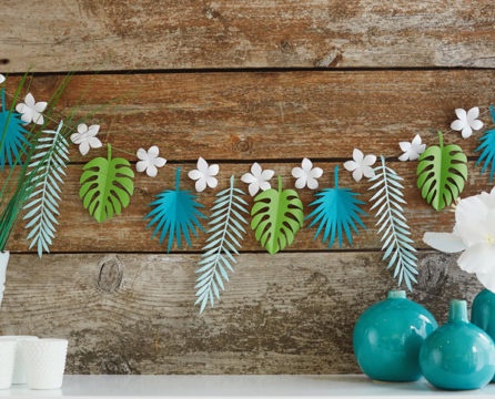 Trapical style garland