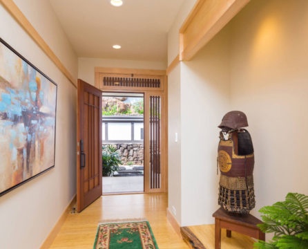 Japanese-style hallway