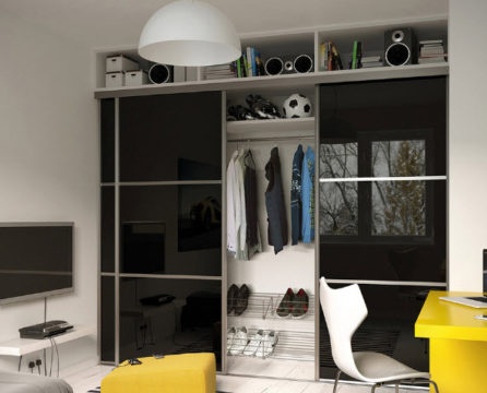 Zeitgemäßes Design der Garderobe