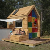 ξύλινο σπίτι για παιδιά