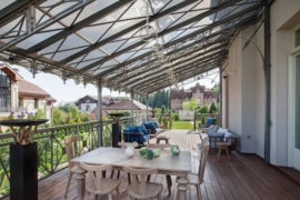 canopy over the terrace