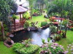 dekorativní rybník