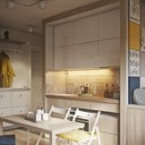 kjøkkenmøbler: kompakte sammenleggbare stoler