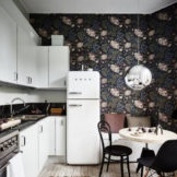 Designová kuchyně s dekorací na tapety 2018