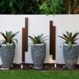 outdoor flowerpots made of stone