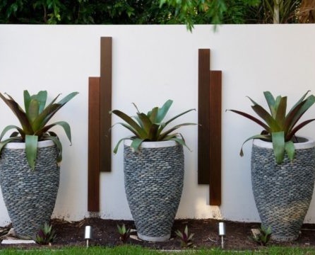 outdoor flowerpots made of stone