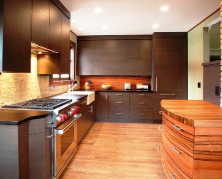 stylish multifunctional fitted kitchen