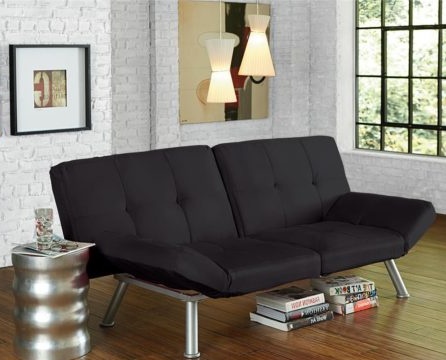sofá negro clic