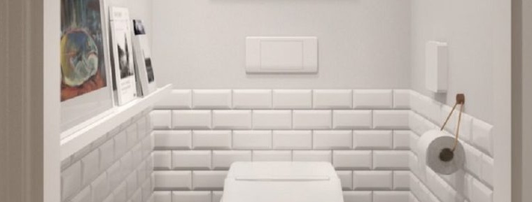 bílé toaletní provedení
