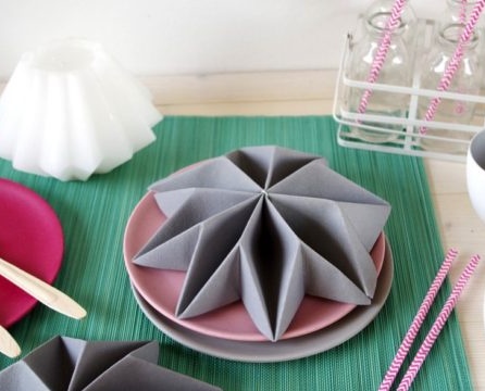 Origami-lautasliina