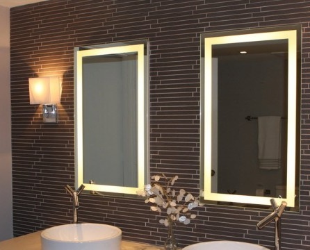 The most popular option is a rectangular mirror