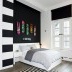 Lille soveværelse i minimalistisk stil
