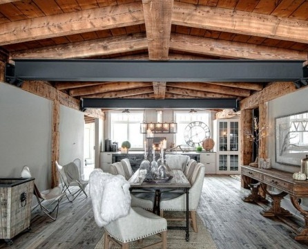 Rustic style in the house