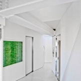 Corridor in white