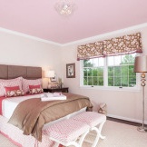 La tenerezza della camera da letto rosa