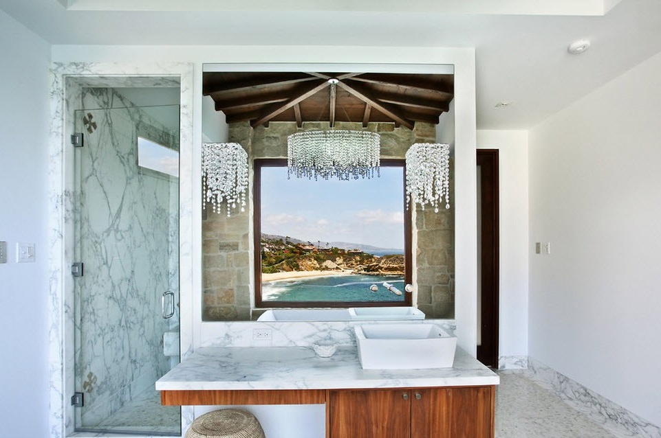 Badkuip in mediterrane stijl