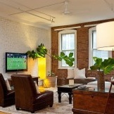 Brick Living Room