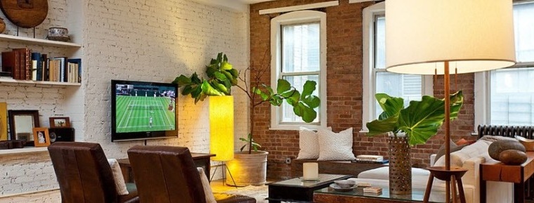 Brick Living Room