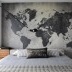 Imitasyon ng mundo ng mapa sa wallpaper ng larawan