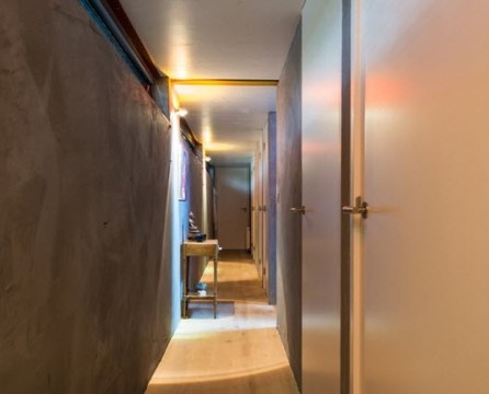 Corridor in a floating house