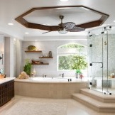Elegantiškas rytietiško stiliaus vonios kambarys