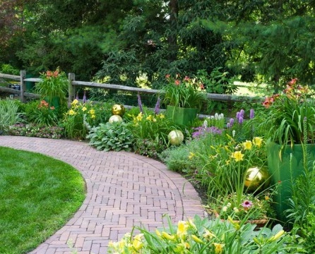 Clinker Brick Garden Path