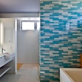 אריחים כחולים בעיצוב חדר האמבטיה