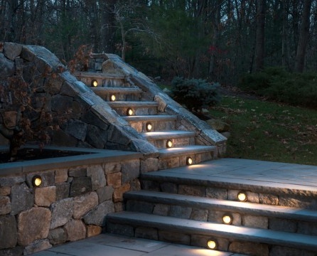 Track lighting with integrated lights