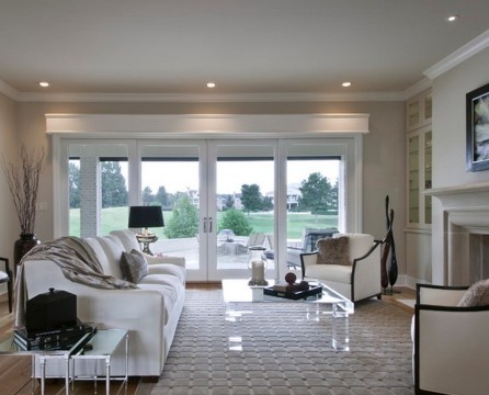 Interiér obývacího pokoje získá báječnou lehkost a vzdušnost.