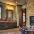 Salle de bain en pierre - Royal Interior