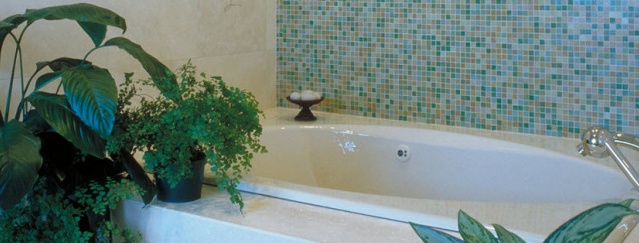 Mosaikk på badet
