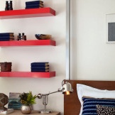 Bright shelves - an original element