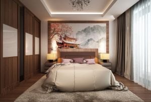 Sådan hænger du et billede over sengen i soveværelset (57 fotos)