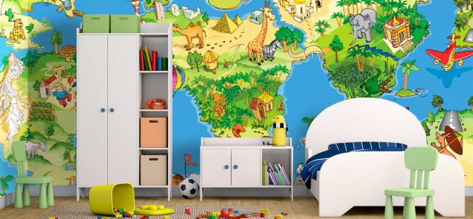 Τοιχογραφίες νεράιδων για παιδικό δωμάτιο: κόσμο φαντασίας (28 φωτογραφίες)