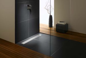 Bruseniche med afløb: enhed og anvendelsesmuligheder i det indre af badeværelset (20 fotos)