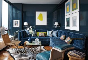 Glossy paint in the interior: practical nobility (20 photos)