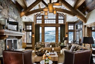 Chalet style house - Alpine chic at provincial simple (56 mga larawan)