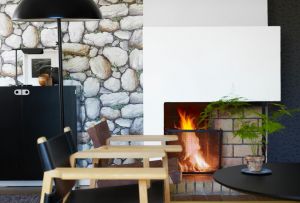 Fond d'écran avec imitation - textures naturelles à l'intérieur (25 photos)