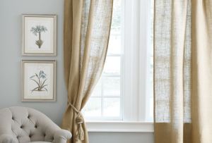 Linen curtains in the interior (20 photos): naturalness and style