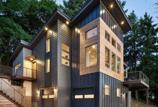 Metal siding: types, installation features and application of the material (21 photos)